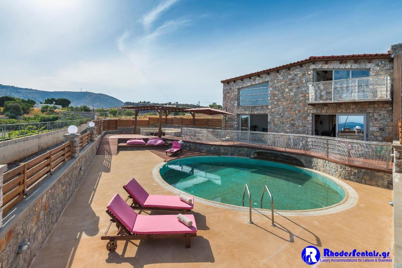 Lindos Seastone Villas Lardos Exterior foto